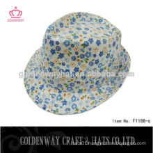Promotion 100% Polyester Women Fedora Hat